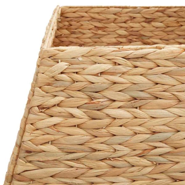 Коло за коледно дърво Кафяво 50 x 50 x 25 cm Воден хиацинт