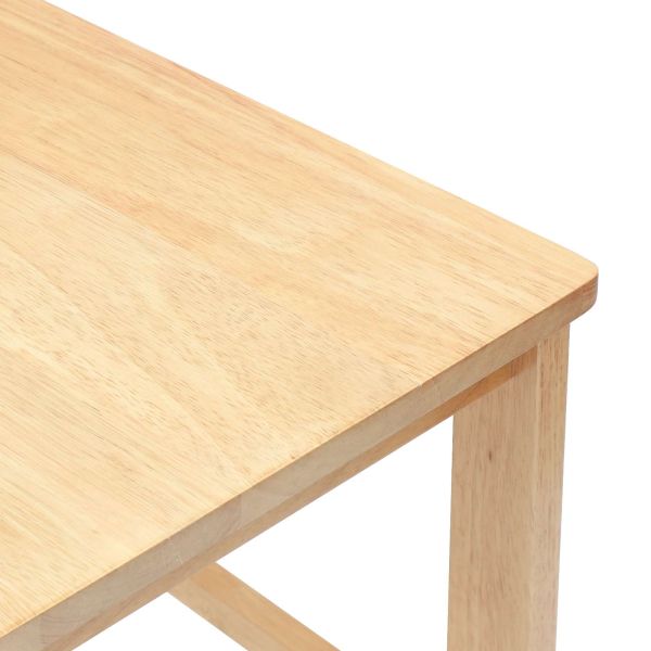 Обедени столове 2 pcs Естествен 40 x 47,5 x 99,5 см