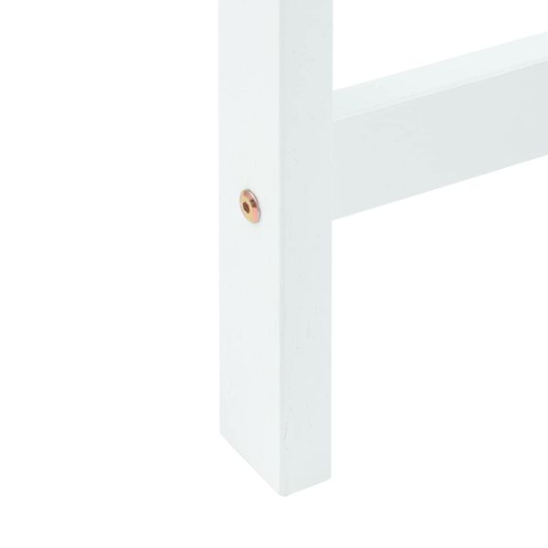 Обедени столове 2 pcs Бяло 40 x 47,5 x 99,5 см