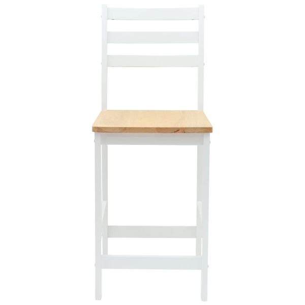 Обедени столове 2 pcs Бяло 40 x 47,5 x 99,5 см