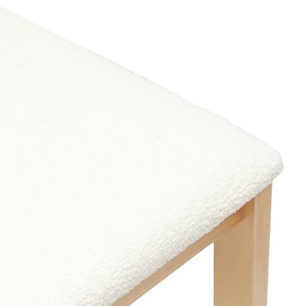 Обедени столове 2 pcs Естествен 40 x 47,5 x 99,5 см