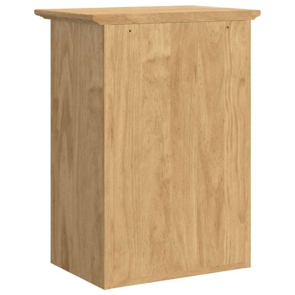 Банен стенен шкаф с врата BODO Меден кафяв 44 x 30 x 60 см