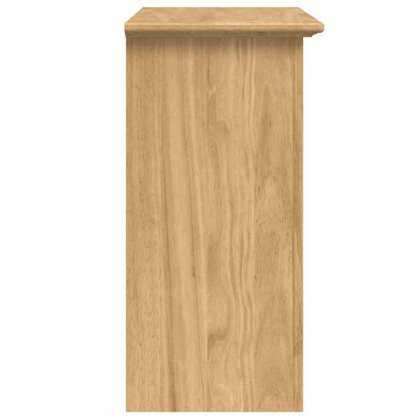 Банен стенен шкаф с врата BODO Меден кафяв 44 x 30 x 60 см