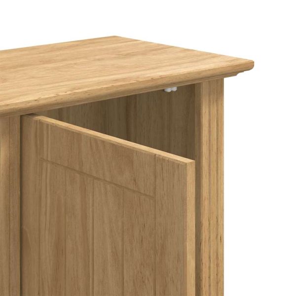 Банен стенен шкаф с врата BODO Меден кафяв 44 x 30 x 60 см