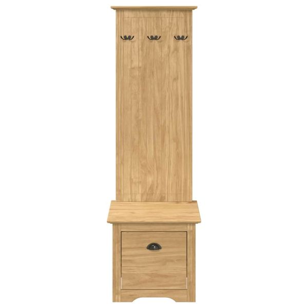 Шкаф за коридор с чекмедже BODO Меден кафяв 50 x 40 x 156,7 см