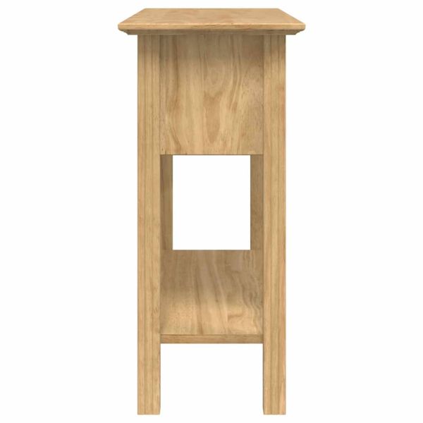 Конзолна маса с чекмедже BODO Меден кафяв 91 x 34.7 x 74 см