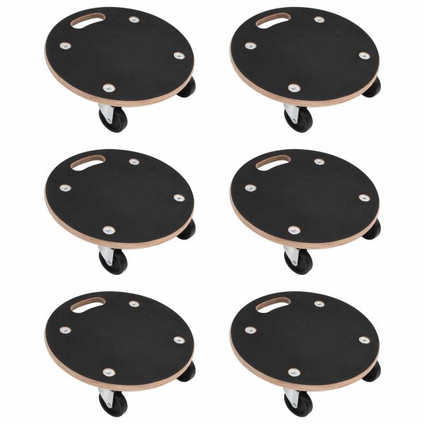 Транспортна количка 6 pcs Сив Шперплат