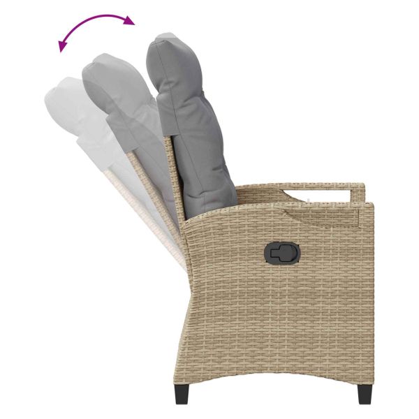 Лежанки за градина 56 x 60 x 112 см стомана