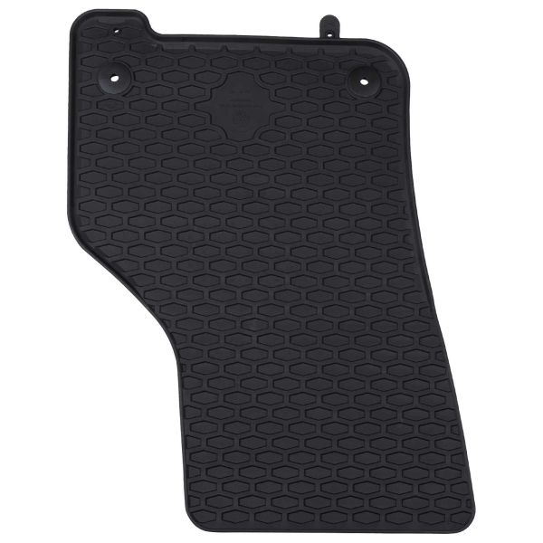 Автомобилен килим 4 pcs Черно Каучук