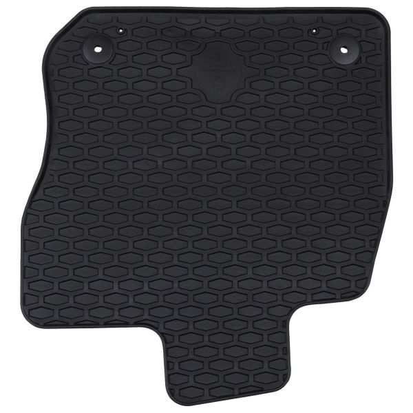 Автомобилен килим 4 pcs Черно Каучук