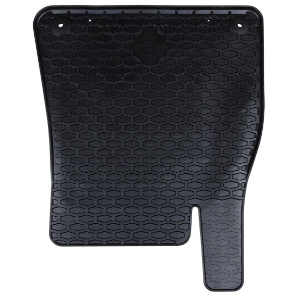 Автомобилен килим 4 pcs Черно Каучук