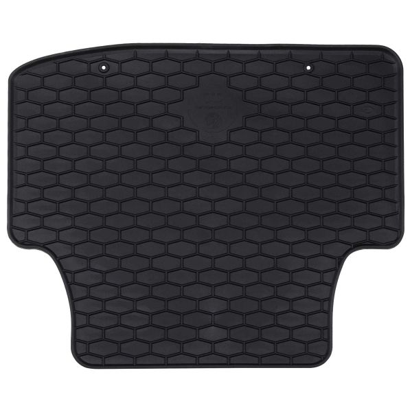 Автомобилен килим 4 pcs Черно Каучук