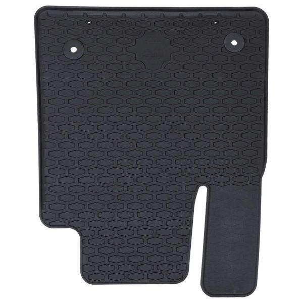 Автомобилен килим 4 pcs Черно Каучук