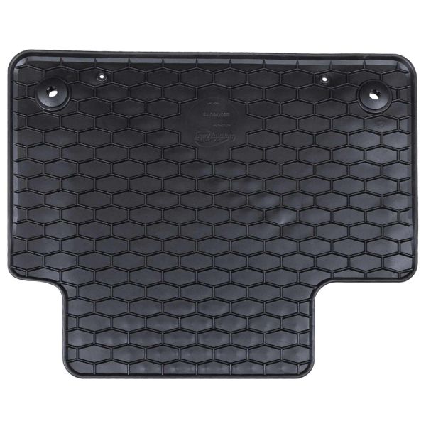 Автомобилен килим 4 pcs Черно Каучук