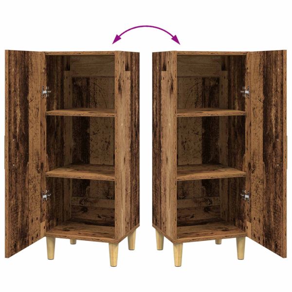 Служебен шкаф Старо дърво 34,5 x 34 x 90 см Инженерно дърво