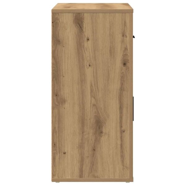 Сайдборд, дъб артизан, 80x33x70 см, инженерно дърво