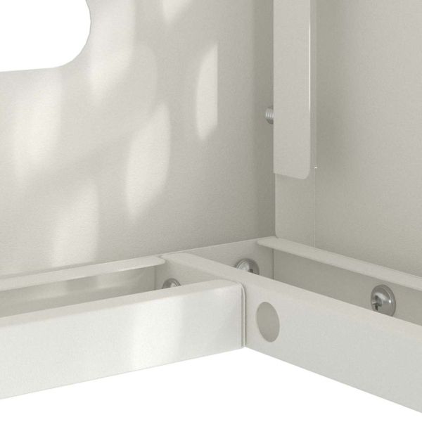 Покритие за климатик Бяло 110 x 50 x 80 cm Стомана