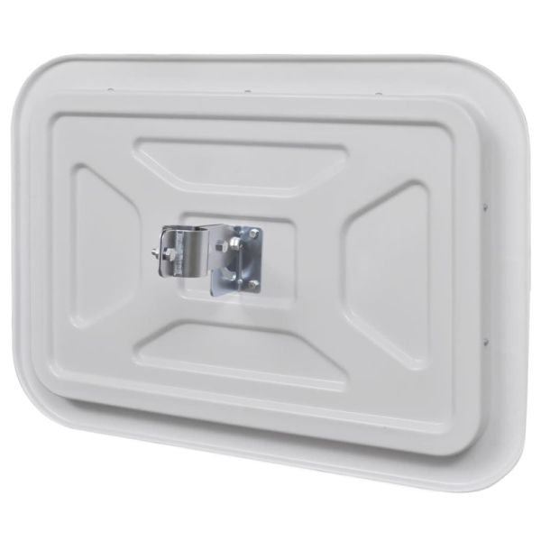 Изпъкнало пътно огледало, правоъгълно, 40х60 см, с рефлектори