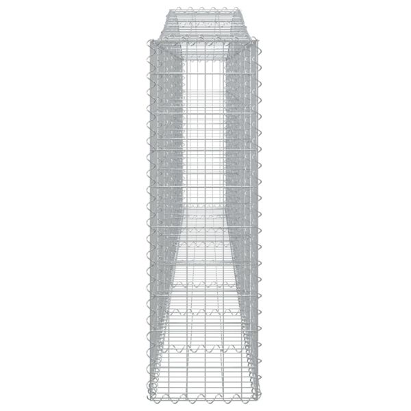 Дъговидна габионна кошница 400x30x100/120 см поцинковано желязо
