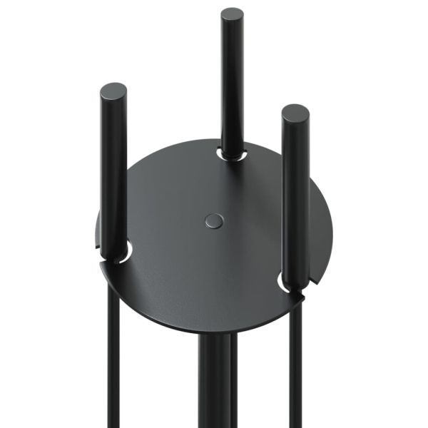 Комплект инструменти за камина, 4 части, 22x59 см, стомана