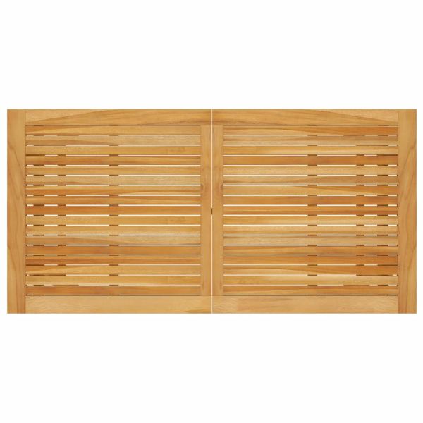 Градински трапезен комплект, 5 части, бежов