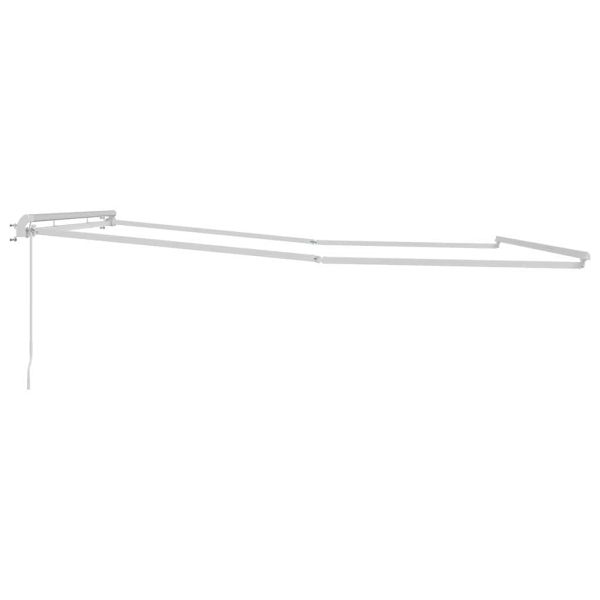 Рамка за сенник Бяло 450 × 350 cm Алуминий