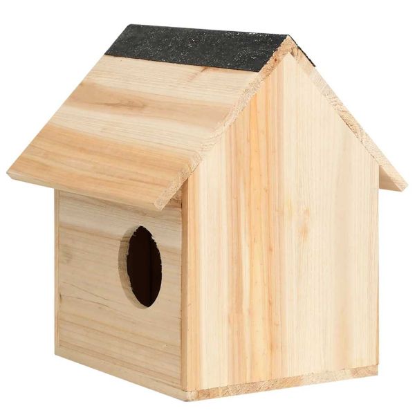 Къщичка за катерички, чам масив, 26x25x29 см