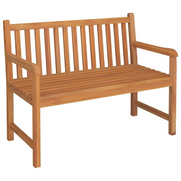 Градински трапезен комплект, 3 части, тиково дърво масив