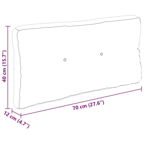 Палетни възглавници, 7 бр, сиви, текстил
