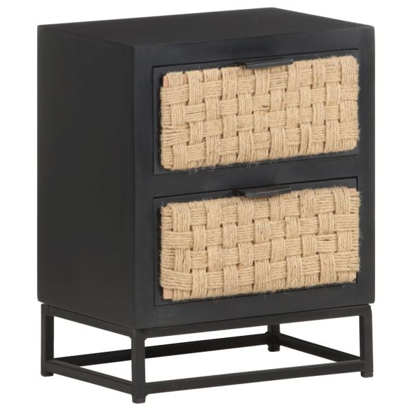 Нощно шкафче, 40x30x50 см, мангово дърво масив