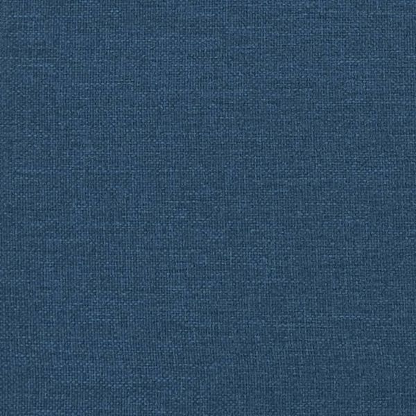 Боксспринг легло с матрак, синьо, 200x200 см, плат