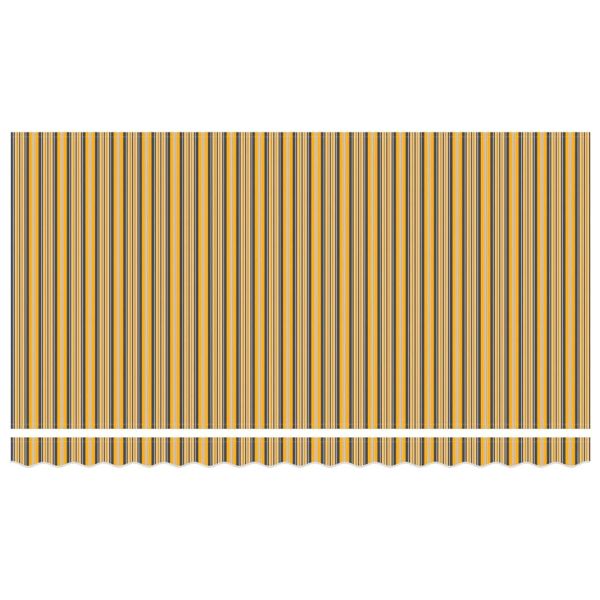 Сгъваем навес Жълто 400 x 200 cm текстил