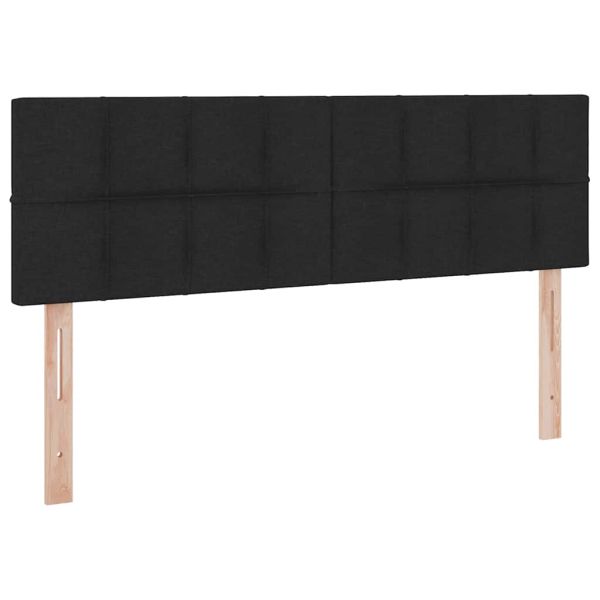 Легло с място за съхранение и матрак Черно 120 x 200 cm