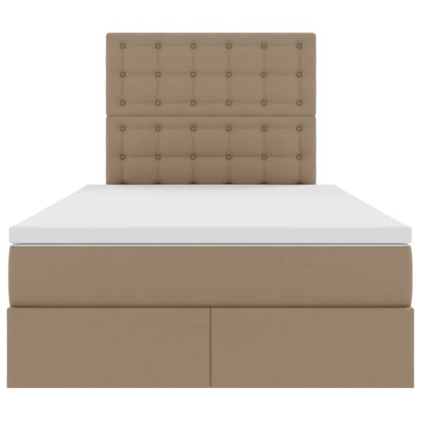 Легло с място за съхранение Капучино 120 x 200 cm Изкуствена