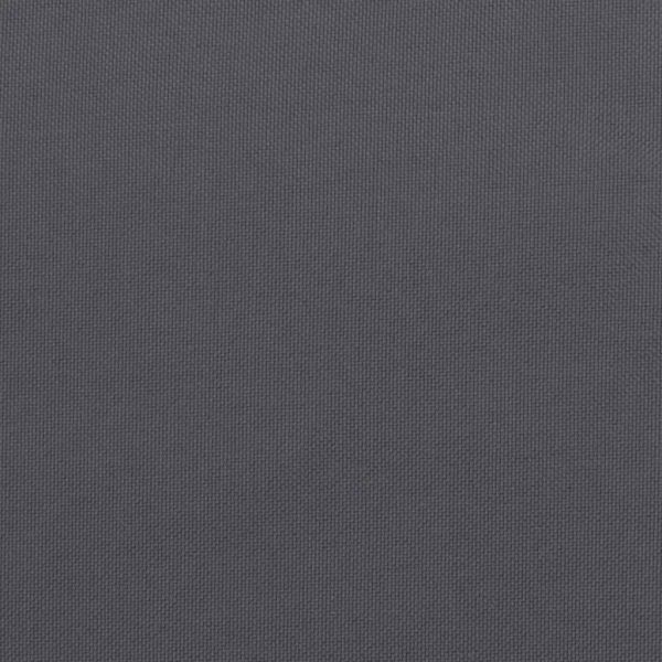 Палетна възглавница, антрацит, 50x40x12 см, текстил