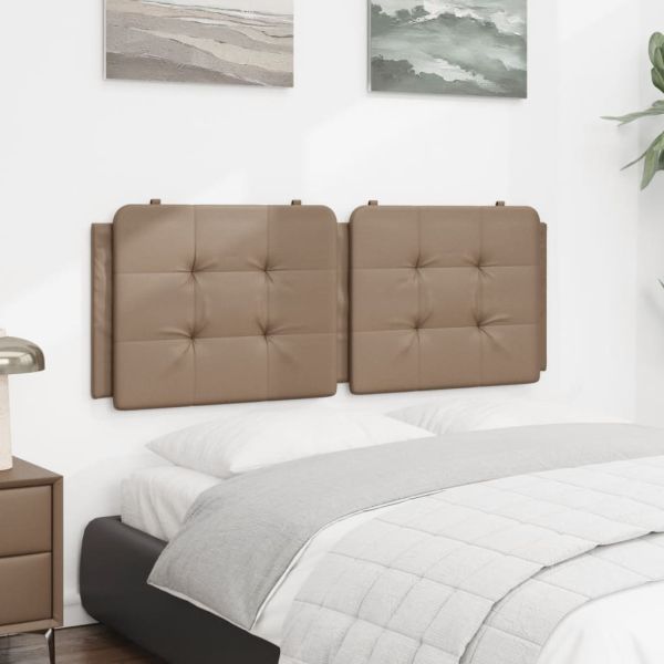 Мека табла за легло Zadar, капучино, 140 см, изкуствена кожа