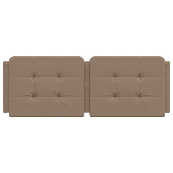 Мека табла за легло Zadar, капучино, 140 см, изкуствена кожа