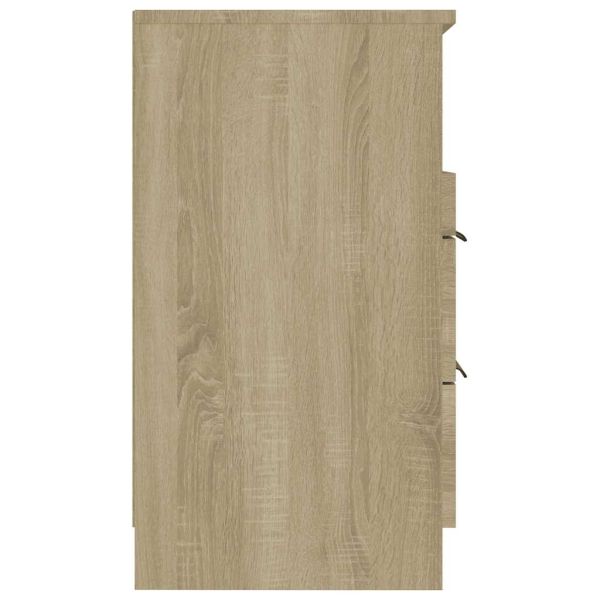 Нощни шкафчета, 2 бр, сонома дъб, инженерно дърво