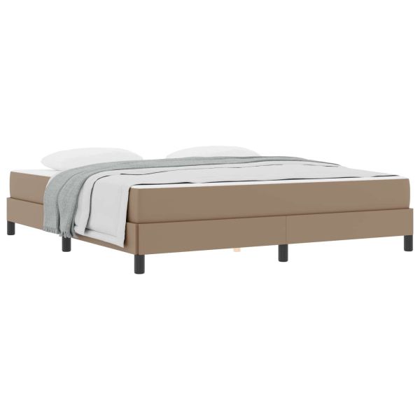 Рамка за легло с матрак Капучино 180 x 200 cm текстил