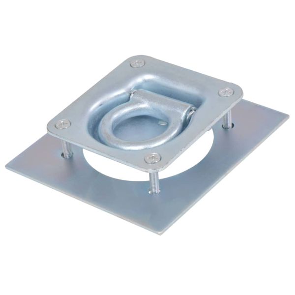 Укрепващи пръстени за товар, 6 бр, поцинкована стомана, 2000 кг