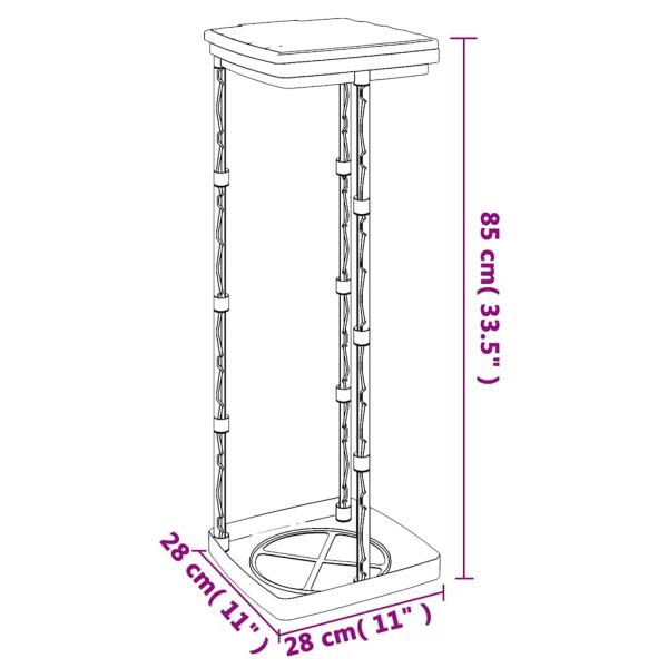 Държачи за торби за боклук 2 бр черно и синьо 120 л PP