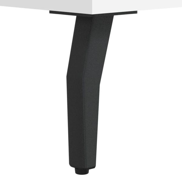 Висок шкаф, бял, 69,5x34x180 см, инженерно дърво