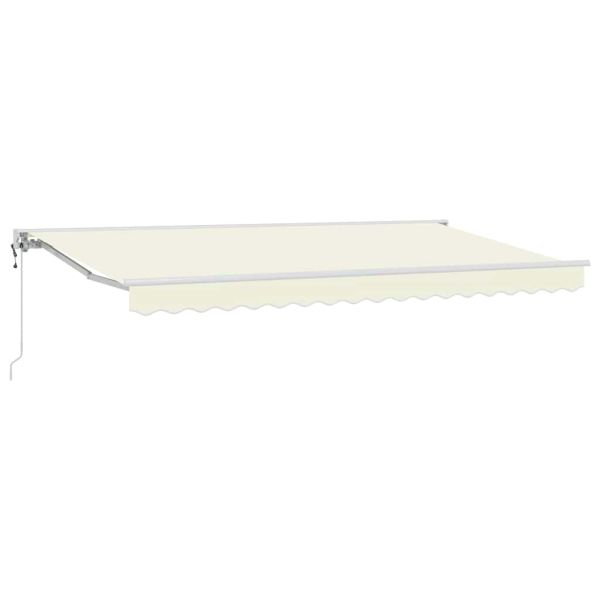 Сгъваем навес Крем 400 x 200 cm Полиестер и метал
