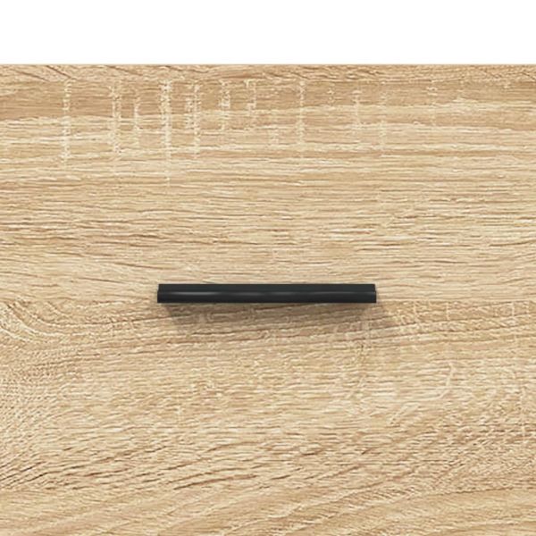 Кафе маси, 2 бр, дъб сонома, 50x50x40 см, инженерно дърво