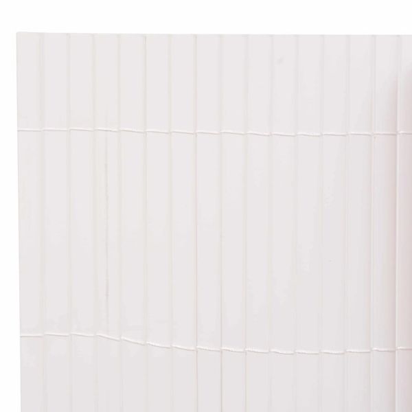 Градска ограда Бяло 150 x 500 cm ПВЦ