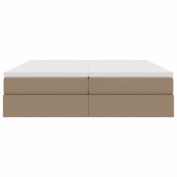 Легло с място за съхранение и матрак Капучино 180 x 200 cm