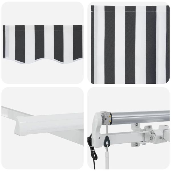 Сгъваем навес Антрацит 250 x 200 cm текстил