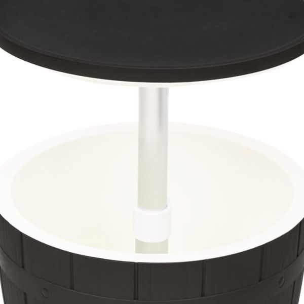 3-в-1 охладител за напитки и маса, черен, полипропилен