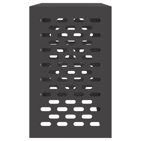 Покритие за климатик Черно 110 x 50 x 80 cm Стомана