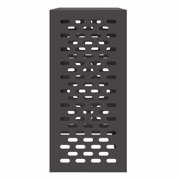 Покритие за климатик Черно 110 x 50 x 105 см Стомана